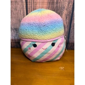 NUEVO CON ETIQUETAS Squishmallows Bevin 11" Arco Iris Cono de Nieve Juguete de Peluche Multicolor - Imagen 1 de 5