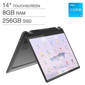 Lenovo Flex 5 Chromebook Plus 14" FHD+ 2-in-1 Touch i3-1315U 8GB RAM 256GB SSD - Picture 1 of 4