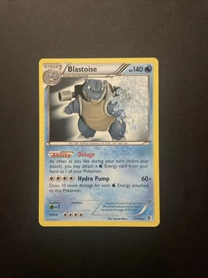 2012 Pokemon TCG Blastoise Boundaries Crossed Regular Rare 31/149 - Image 1 of 2