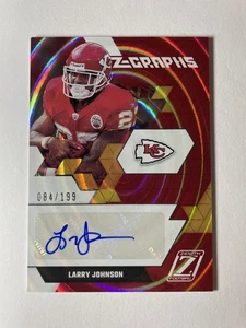 2021 Panini Zenith NFL Z Graphs AUTO Larry Johnson Chiefs /199 - Bild 1 von 2