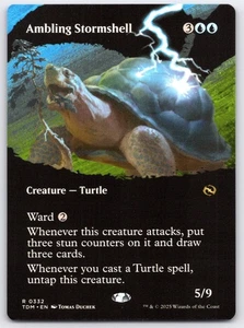 Ambling Stormshell (Borderless) - Tarkir: Dragonstorm - MTG - Near Mint - Picture 1 of 1