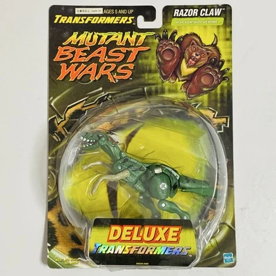 Hasbro Transformers Mutant Beast Wars Deluxe Razor Claw Laser Figure nuovo - Immagine 1 di 4