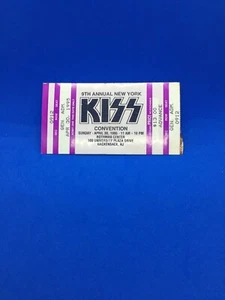 KISS 9° Annual New York Expo Biglietto Vintage Stub 30 aprile 1995 - Foto 1 di 2