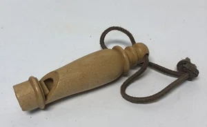 Vintage Lathe Turned Wood Whistle/Call - Picture 1 of 4