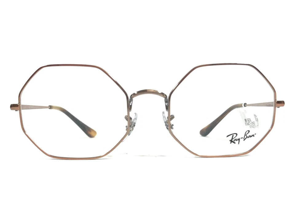 Ray-Ban Eyeglasses Frames RB1972V OCTAGON 2943 Copper Brown Wire Rim 51-19-140 - Image 1 of 4