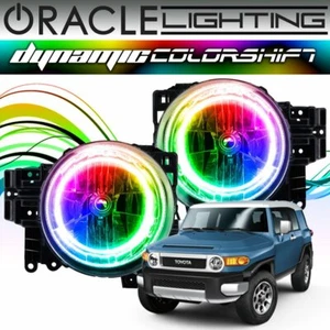 Oracle Dynamic ColorSHIFT Headlight Halo Kit For 2007-2014 Toyota FJ Cruiser - Foto 1 di 5
