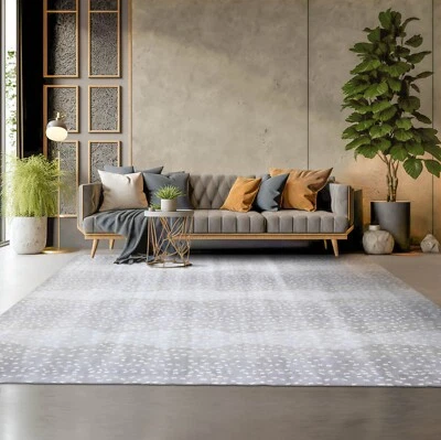 Tapete de área oriental antílope estampa animal lã multicolorido feito à mão vários tamanhos - Imagem 1 de 4