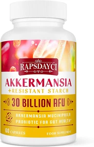 30 Billion AFU Akkermansia Muciniphila, Probiotic for Gut Health & Digestive, Mo - Picture 1 of 7