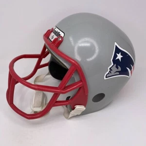 New England Patriots Football Helmet NFL Plastic Franklin Mancave Tailgate - Picture 1 of 9