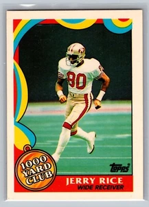 Jerry Rice 49ers 1989 Topps 100 Yard Club Insert #5 SP - Picture 1 of 2