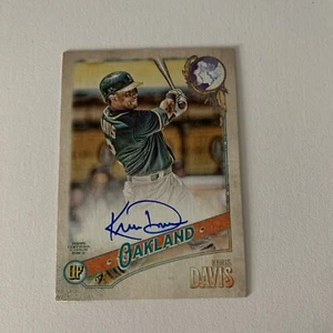 Khris Davis 2018 Gypsy Queen Auto SSP #7/99 Oakland A's - Picture 1 of 2