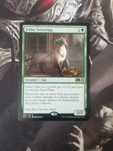 Feline Sovereign MISPRINT Magic MTG Card - Crescent Error MP10 - Picture 1 of 2