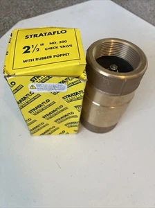 STRATAFLO 2 1/2” #300 VÁLVULA DE RETENCIÓN DE BRONCE CON RESORTE con PET DE GOMA - Imagen 1 de 2