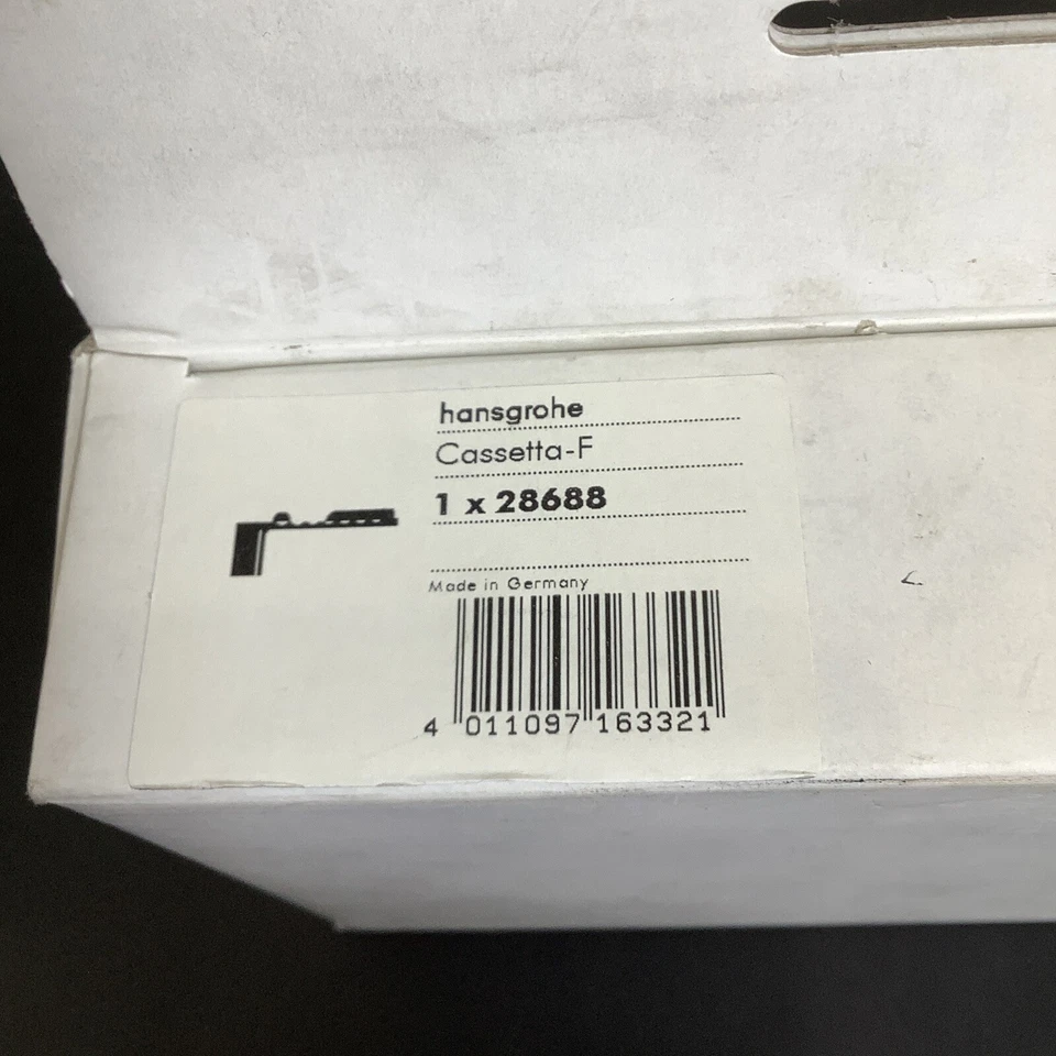 Jabonera Hansgrohe. Transparente. Cassetta-F. 28688 N7 Foto 1 de 4