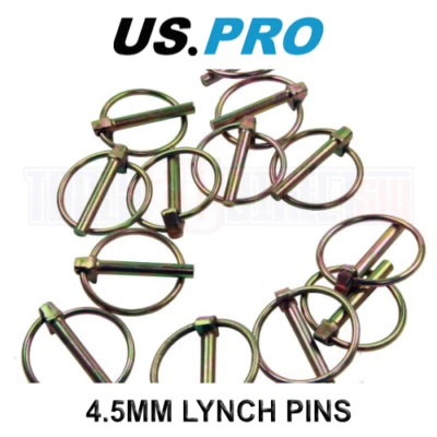 Detalles del producto - 9142 | US PRO 50 piezas 4,5 mm Linchamiento Pin Anillo Clip Set 9142 - Imagen 1 de 3