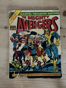 The Mighty Avengers Treasury Edition No. 7 (1975) Mouse Eaten Edges Hence Price - Picture 1 of 4