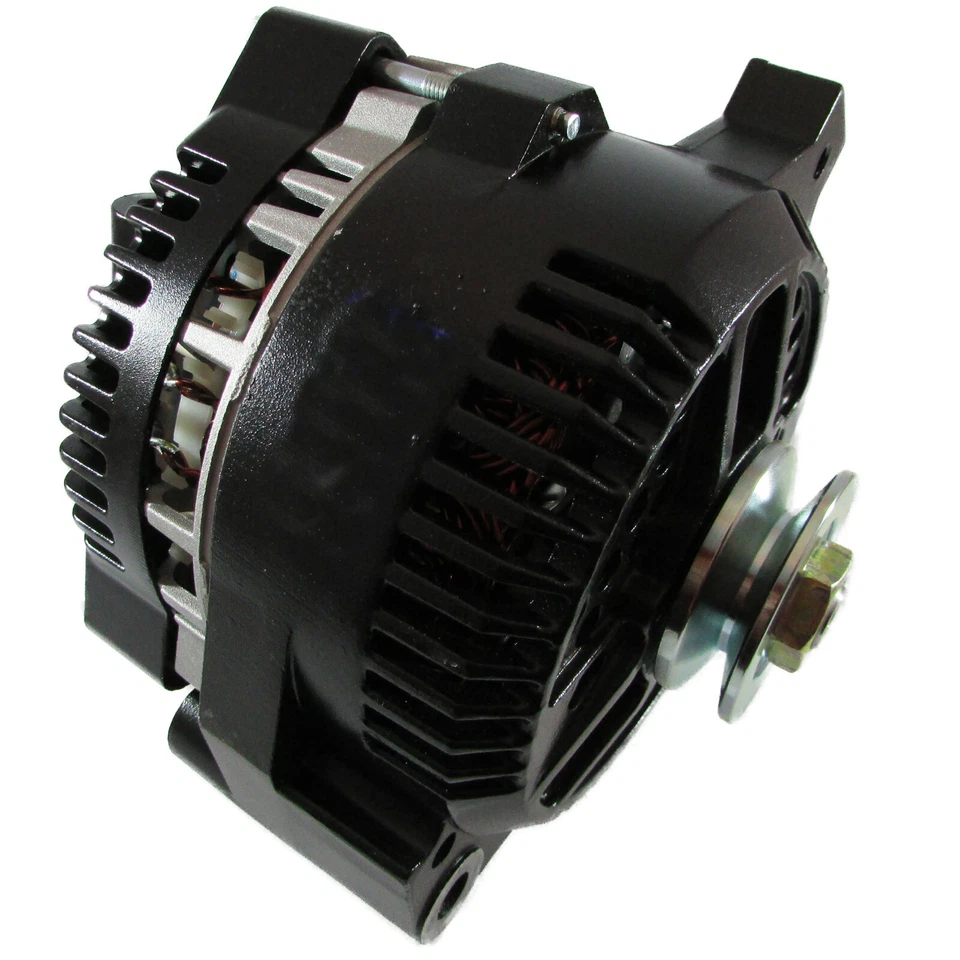 ALTERMADOR DE ALTA SALIDA 200 A NEGRO 1 CABLE PARA FORD LINCOLN MERCURY MUSTANG 65-96 Foto 1 de 3