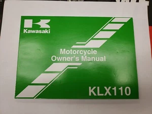 NEW 2009 Kawasaki KLX110 Owner's Manual - Picture 1 of 2