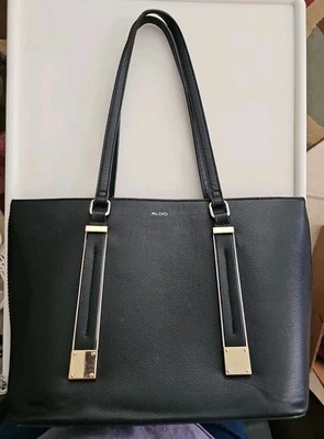 Bolso de mano grande para mujer The Aldo Nauviel negro en muy buena condición Foto 1 de 4