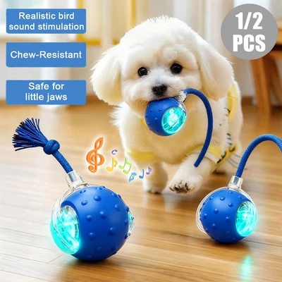 Automatic Rolling Ball Smart Dog Toy Electric Pet Self-moving Puppy Game - image 1 of 4