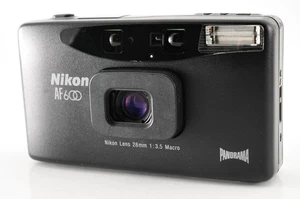 Nikon AF600 Panorama AF 35mm Point & Shoot Black Film Camera From JAPAN【Exc+4】 - Picture 1 of 12
