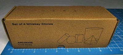 AREAWARE Drink Rocks de Runa Klock Whisky Piedras de enfriamiento Jabonera Mármol  Foto 1 de 4