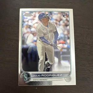 2022 Topps Chrome Update #USC150 Julio Rodriguez Rookie Card Seattle Mariners - Bild 1 von 2