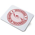 Mouse Mat Pad - Republik of Indonesia Map Travel Laptop PC Desk Office #4325
