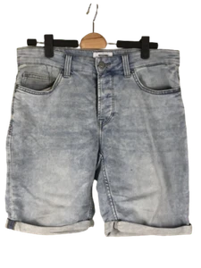 Only & Sons Short Jeans Gris Délavé Bermuda Homme Occasion Bonne Qualité T 32 - Bild 1 von 10