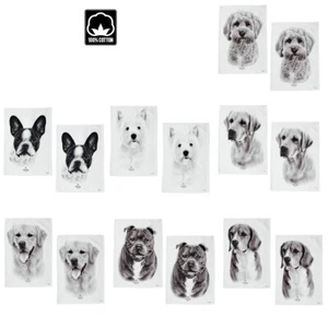 Juego de 2 toallas de té de cocina deliciosas para perros 50 x 70 cm - Imagen 1 de 16