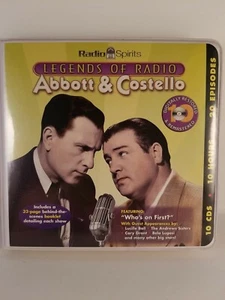 COMEDY Abbott & Costello 10 CD Set Legends of Radio 10 Hours 20 Episodes Bookle - Picture 1 of 12