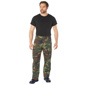Washed Paratrooper Fatigue Pants Cargo Camo Army Tactical Military Trousers