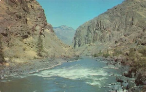 Hell's Canyon Snake River, Idaho-Oregon Vintage PC - Picture 1 of 2