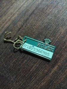 ROLEX FROG Green Hang Tag Show Case Oyster Perpetual 6718 from 70´S 5366395 - Imagen 1 de 2