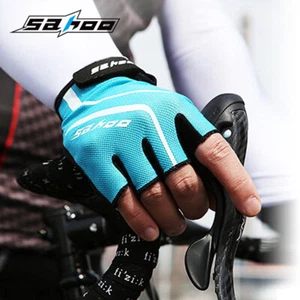 SAHOO Summer Mountain Road Bike Half Finger Gloves Breathable Cycling Gloves - Afbeelding 1 van 10