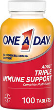 2x One a Day Triple Immune Support Adult 100 Tablets 200tblts