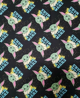 31"x 43" 100% cotton, Camelot Fabrics, Star Wars, Baby Yoda  - Image 1 of 3