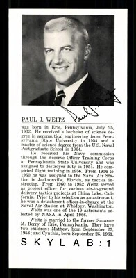 Paul J. Weitz Amerikanischer Astronaut Skylab 2 Original Signiert # G 43977 - Bild 1 von 2