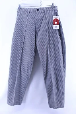 Pantalones de Chef Básicos Chef Works 34" Blanco y Negro Patrón a Cuadros Venta al por menor $30.99 Foto 1 de 4