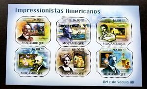 [SJ] Mozambique American Painting 2011 Baby Boat Art (ms) MNH *odd *unusual