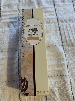 BAREMINERALS ADVANCED PROTECTION SPF 20 MOISTURIZER BRONZE GLOW NEW W/ BOX 50ml - Image 1 of 4