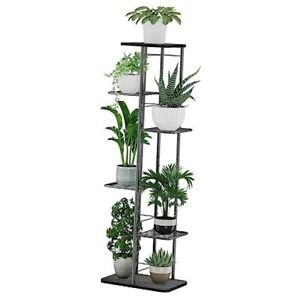 Plant Stand Shelf Indoor Outdoor Waterproof 7 Potted Heavy Duty Metal 6-Tier