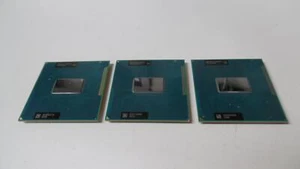 Lot of 3 Dual-Core i3-3120M@2.50GHz Socket G2 CPUs - SR0TX - Tested - Picture 1 of 3