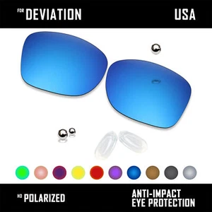 Anti Scratch Polarized Replacement Lens & Nose Pads for-Oakley Deviation OO4061 - Picture 1 of 20