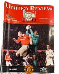 MANCHESTER UNITED V DERBY COUNTY - PREMIER LEAGUE - 3/2/1999 - Picture 1 of 1