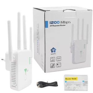 1200Mbps WLAN Repeater Router Range WIFI Signal Verstärker Access Point Booster - Bild 1 von 9