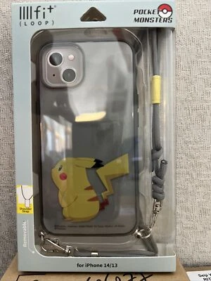 Pokemon center IIIIFIT Loop iPhone14/13 Compatible case Pikachu From Japan New - Image 1 of 4