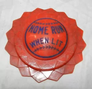 Lichtabdeckung aus Vintage Flipperautomat - Home Run bei Beleuchtung - Bild 1 von 3