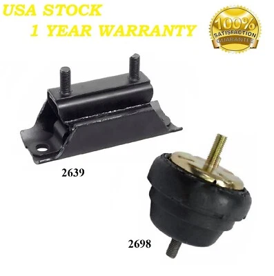 2PCS MOTOR & TRANS MOUNT FIT 1985-1987 FORD RANGER 2.3L 2WD - AUTO TRANS - Image 1 of 4