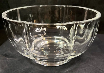 Plato de caramelo vintage Avon Gallery original festoneado completo plomo cristal 6,5"D Foto 1 de 4